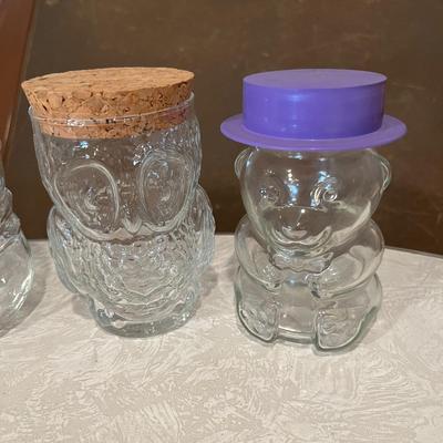 Animal Jars owl bear + more