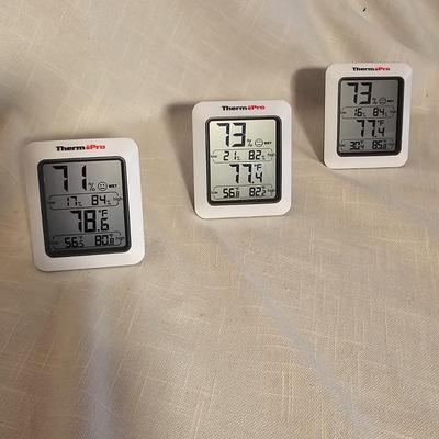 Acu-Rite Wall Clock & Three Thermometers  (S-JS)