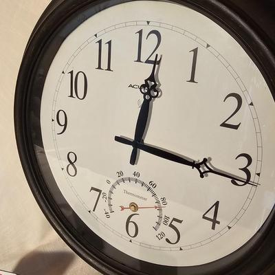 Acu-Rite Wall Clock & Three Thermometers  (S-JS)
