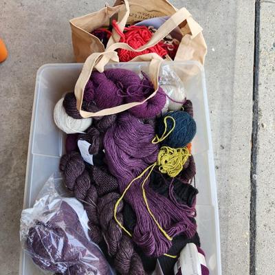 Container of yarn #1