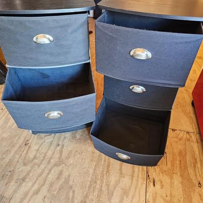 Pair Matching Soft Drawer Storage Units  (S-JS)