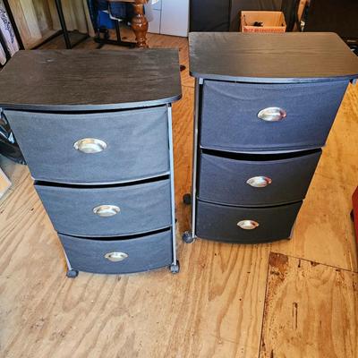 Pair Matching Soft Drawer Storage Units  (S-JS)