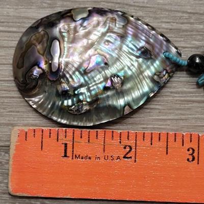 148: Turquoise and Shell Necklace