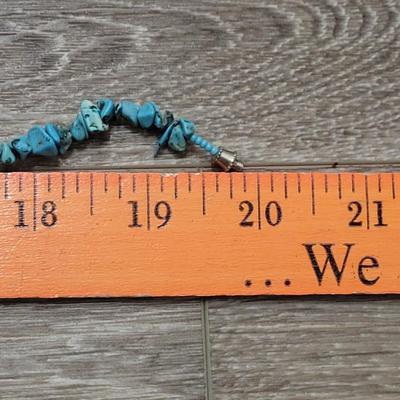 148: Turquoise and Shell Necklace