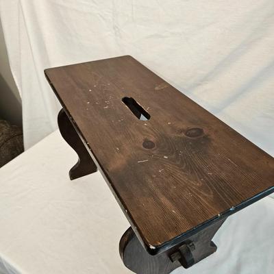 Wooden Tea Tray & Portable Bench  (M-JS)