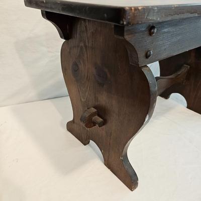 Wooden Tea Tray & Portable Bench  (M-JS)