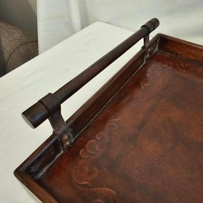 Wooden Tea Tray & Portable Bench  (M-JS)