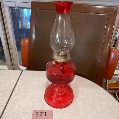 Red oil lamp