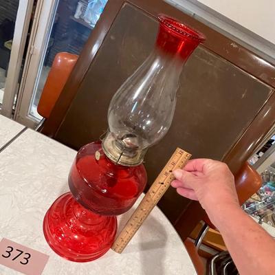Red oil lamp