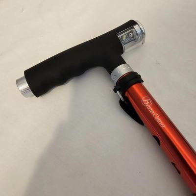 Two BeneCane Walking Sticks w/ Built-In Lights & Bear Horn  (M-JS)