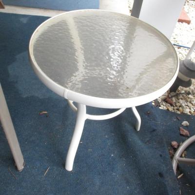 Pair Of Lawn Chair Side Tables