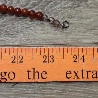 149: Turquoise and Carnelian Necklace