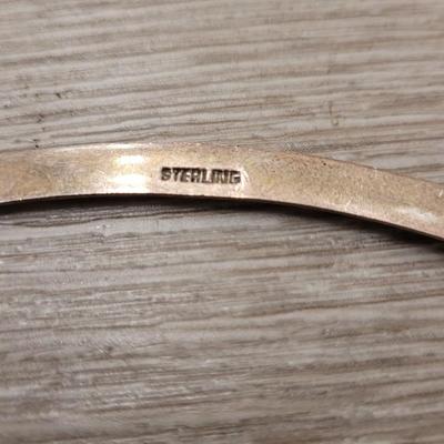 152: Sterling Silver Choker Cuff Necklace