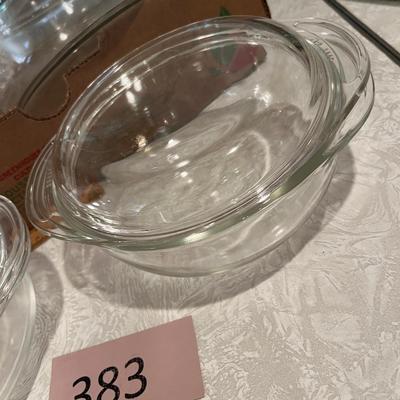 Clear vintage Pyrex