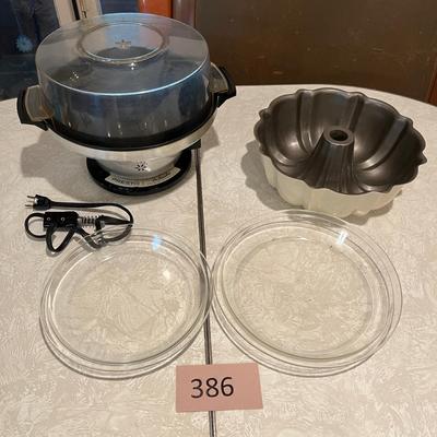 Pie plates, Presto popcorn & a Bundt pan