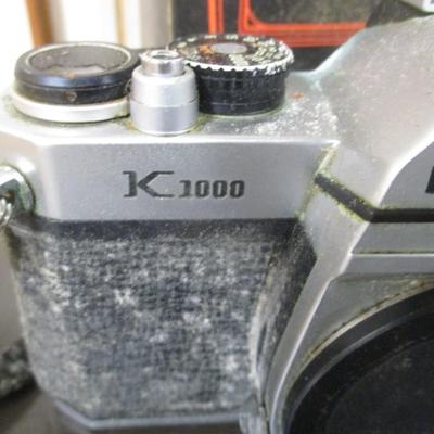 Pentax K 1000 Camera & Lenses