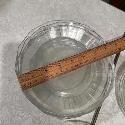 Lot of 3 sizes of crystal plates