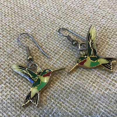 Vintage Hummingbird Earrings