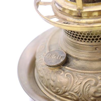 Antique Kerosene Lamp with B&H Burner