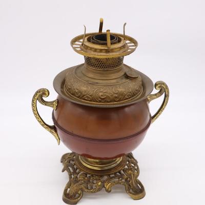 Antique Kerosene Lamp with B&H Burner