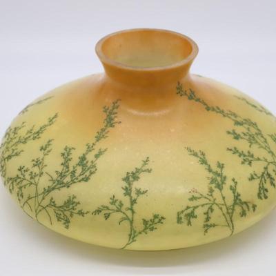 Antique Tam O Shanter Kerosene Lamp Shade Attributed to Handel