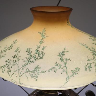 Antique Tam O Shanter Kerosene Lamp Shade Attributed to Handel