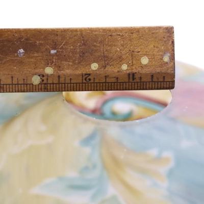 Beautiful Antique Reverse Painted Lamp Shade