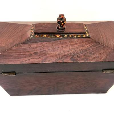 Lot #45  Antique Tea Caddy