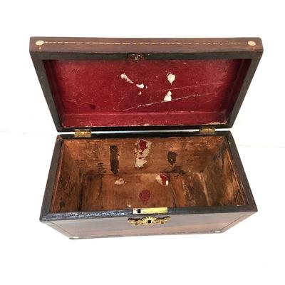 Lot #45  Antique Tea Caddy