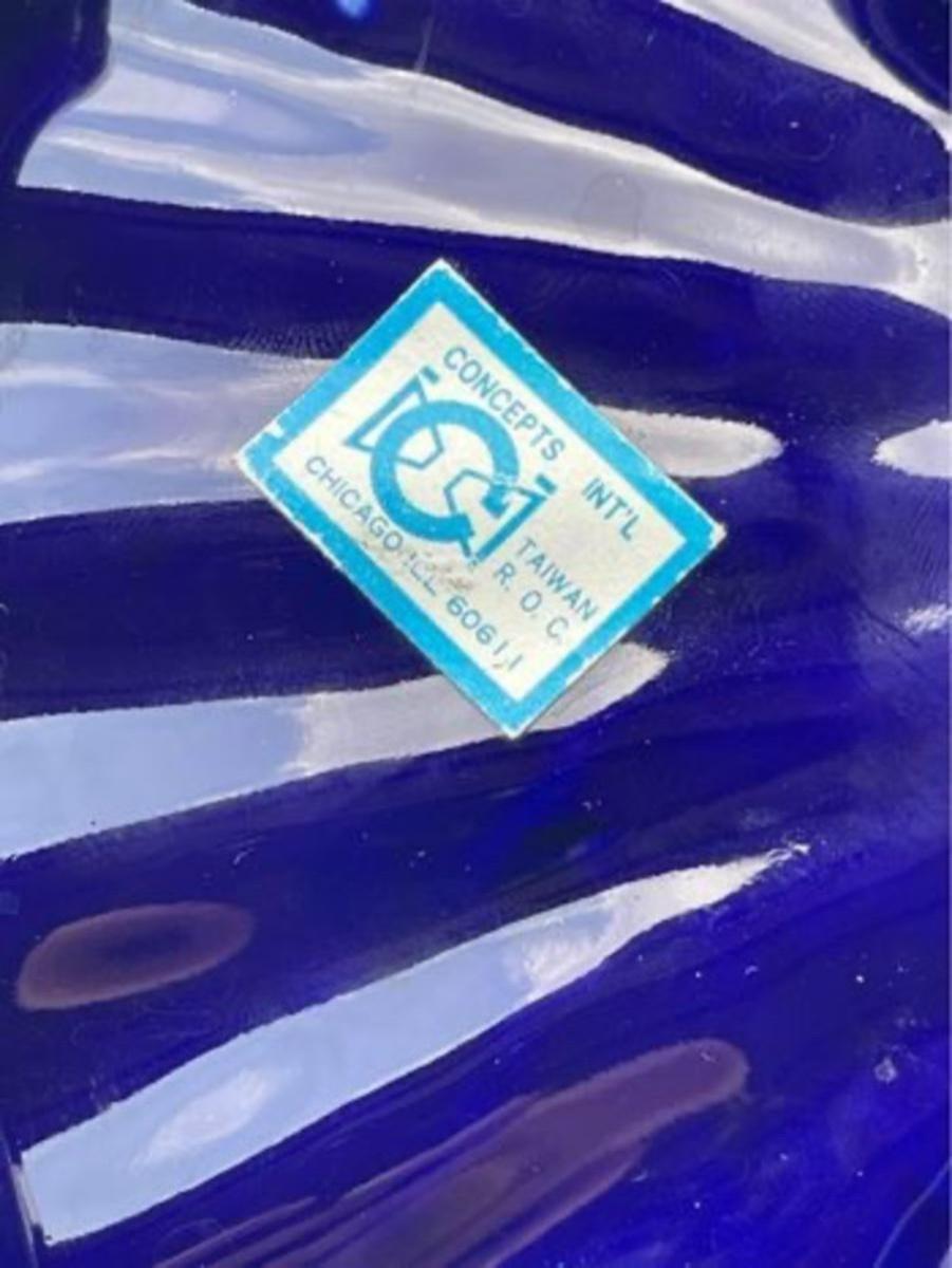 Vintage Kutani Porcelain Fan Plate