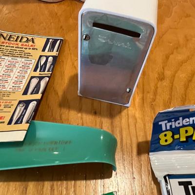 Vintage advertising items