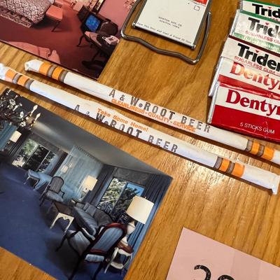Vintage advertising items