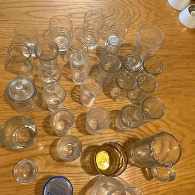 Lot of crystal tumblers