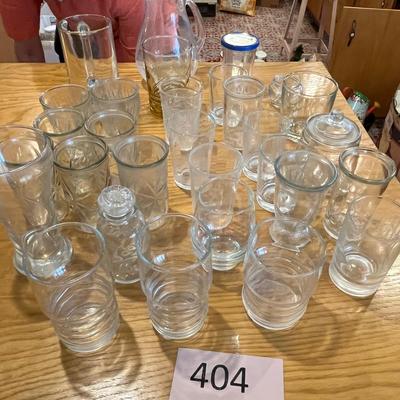 Lot of crystal tumblers