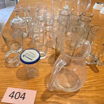 Lot of crystal tumblers