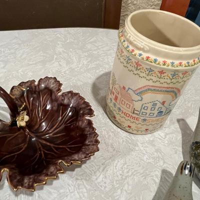 Shell planter & other