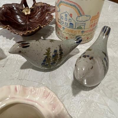 Shell planter & other