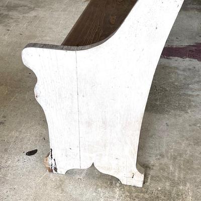 Old church pew