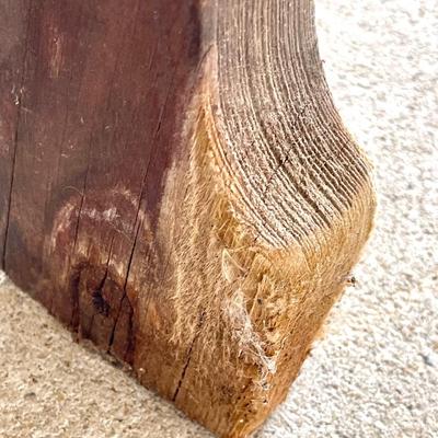 Old church pew