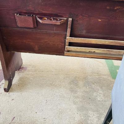 Old church pew