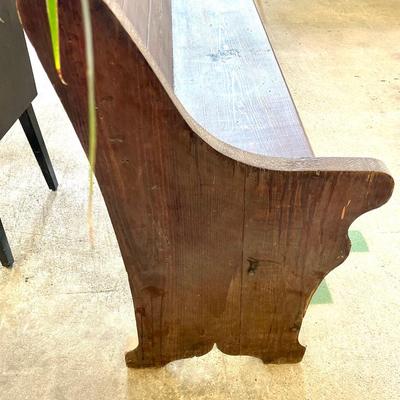 Old church pew