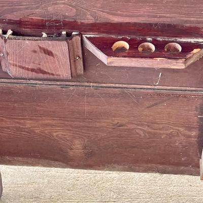 Old church pew