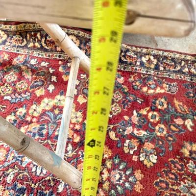 Vintage folding bamboo table