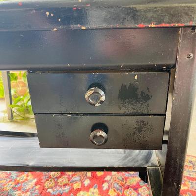 Vintage metal desk