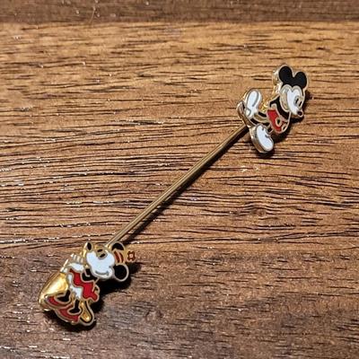 154: Mickey Mouse Pin and Mickey & Minnie Tie Bar