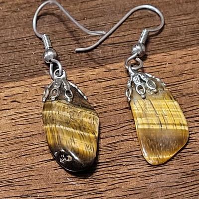 #163: Tiger's Eye Earrings
