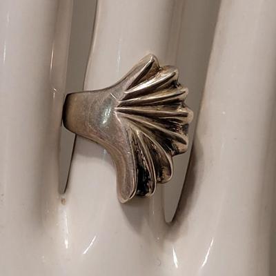 #184: Sterling Silver Fan Ring