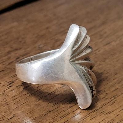 #184: Sterling Silver Fan Ring