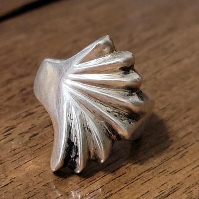 #184: Sterling Silver Fan Ring