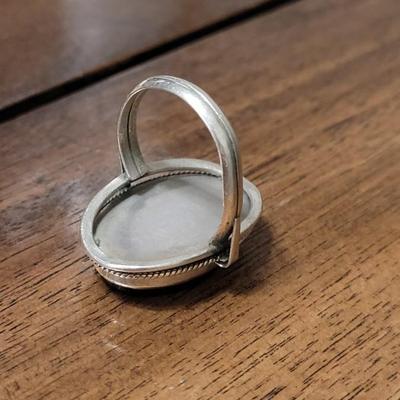 #187: Black Onyx and Sterling Silver Ring